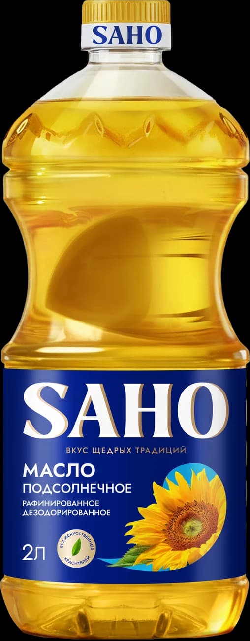 SAHO — Масло подсолнечное, 2 л